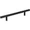 Elements 128 mm Center-to-Center Matte Black Naples Cabinet Bar Pull 206MB - alternate 1